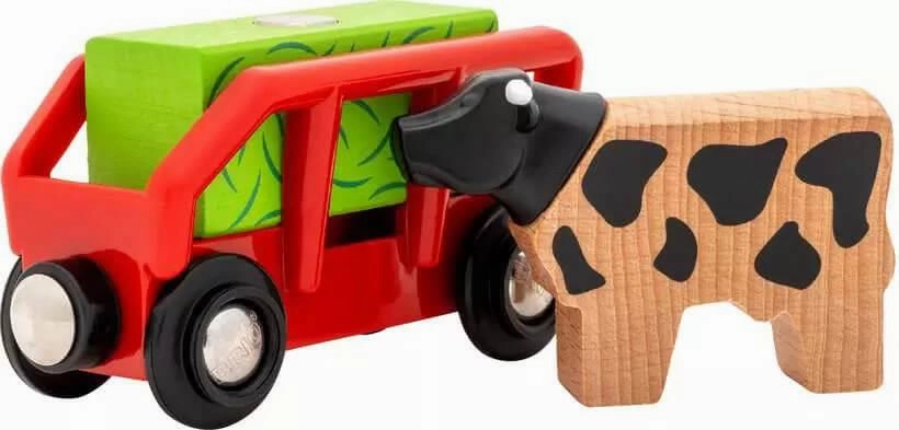 Brio World 36018 Farm Battery Powered Train Playset for Ages 3 and Up