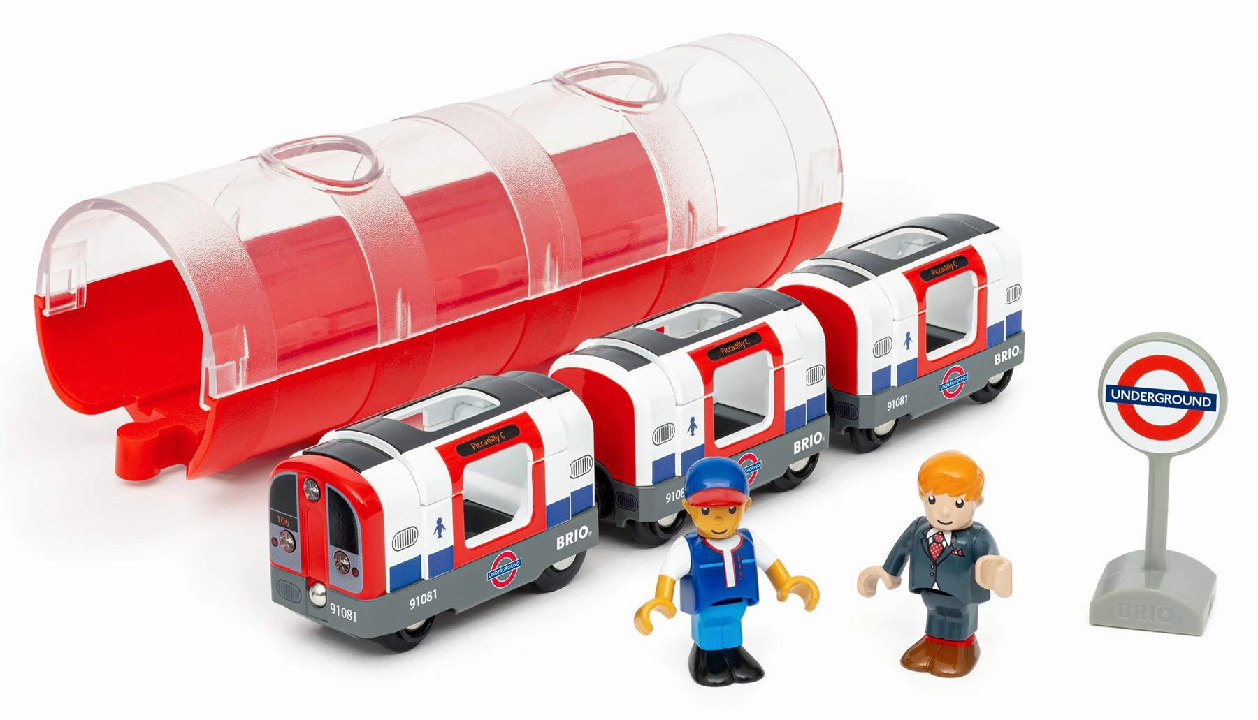 Brio World 36085 Trains of the World - London Underground Train Age 3 