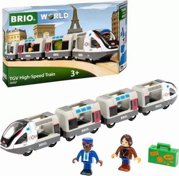 Brio World 36087 Trains of the World - TGV High-Speed Train for Age 3 