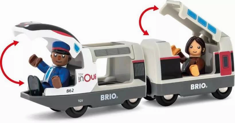 Brio World 36087 Trains of the World - TGV High-Speed Train for Age 3 