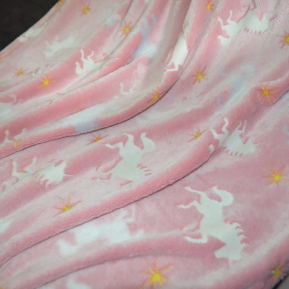 Buddy & Barney Majestic Glow-In-The-Dark Unicorn Blanket