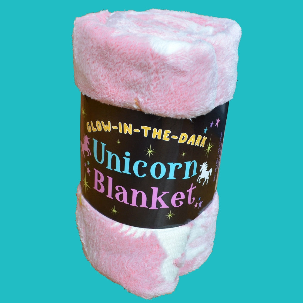 Buddy & Barney Majestic Glow-In-The-Dark Unicorn Blanket