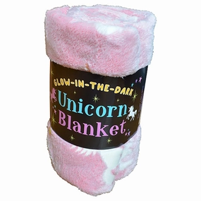 Buddy & Barney Majestic Glow-In-The-Dark Unicorn Blanket