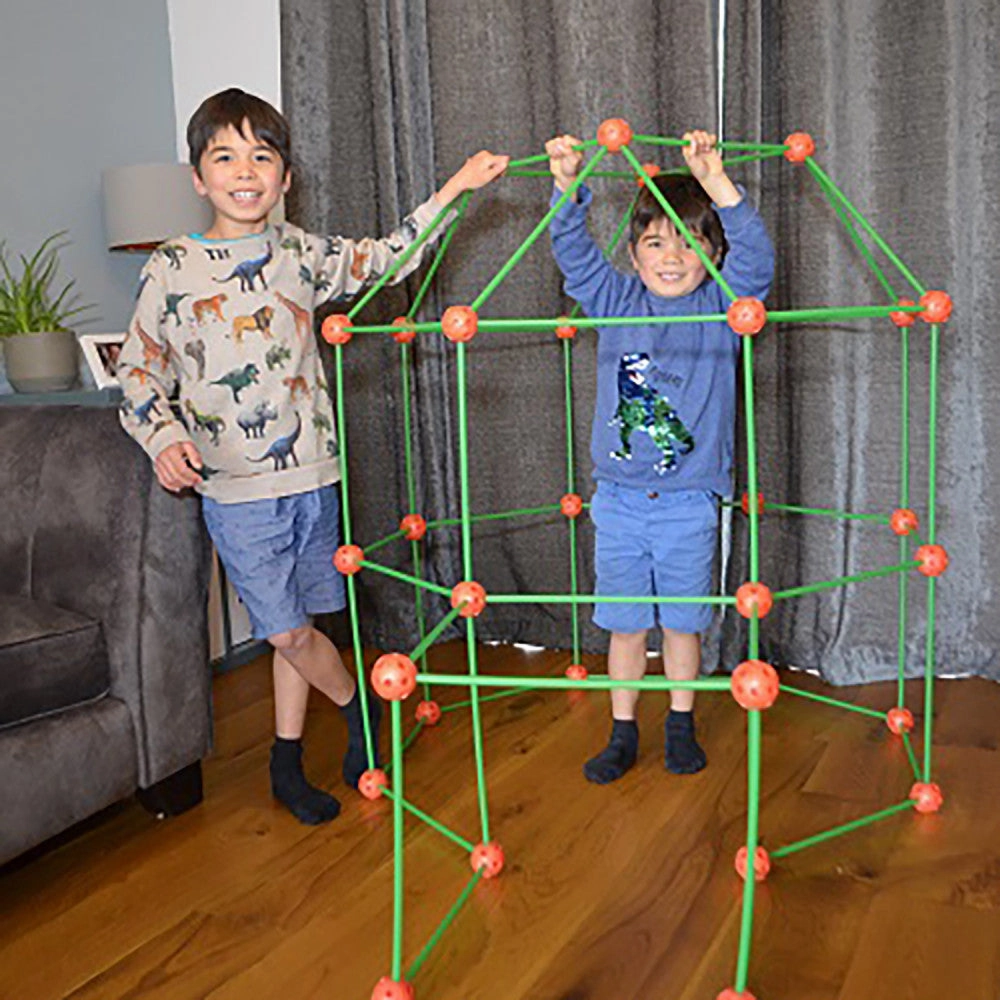 Buddy & Barney Wonderbox Workshop 85pc Glow-In-The-Dark Build-A-Fort Set