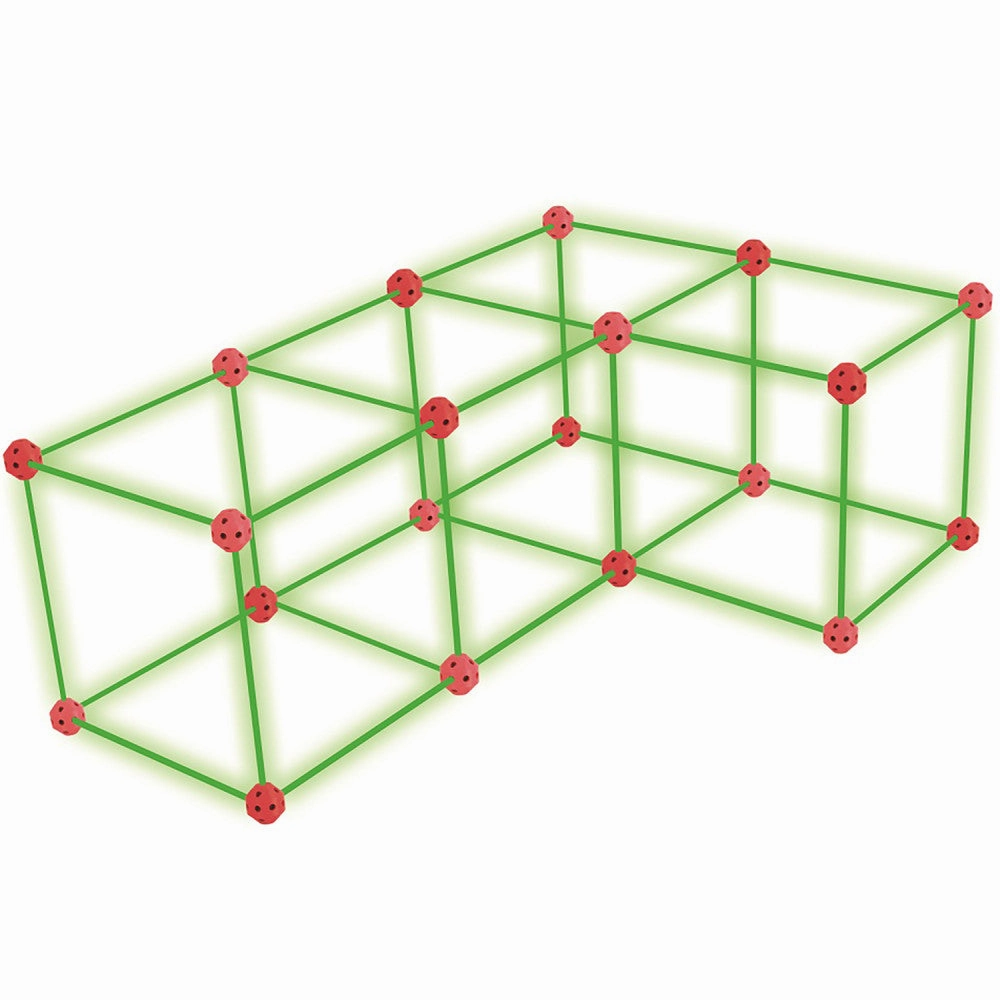 Buddy & Barney Wonderbox Workshop 85pc Glow-In-The-Dark Build-A-Fort Set