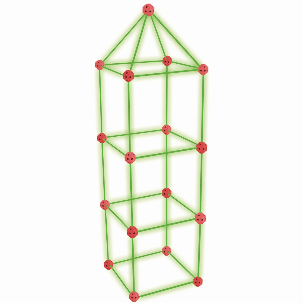 Buddy & Barney Wonderbox Workshop 85pc Glow-In-The-Dark Build-A-Fort Set