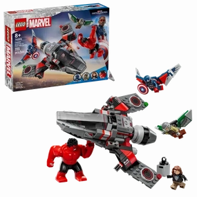 Captain America vs. Red Hulk Battle