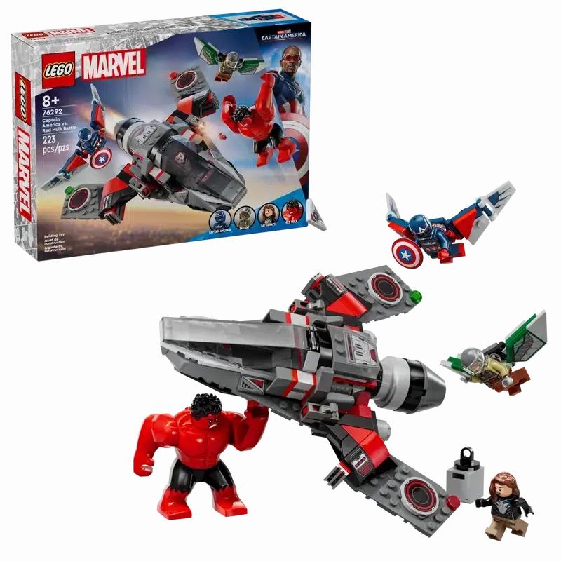 Captain America vs. Red Hulk Battle