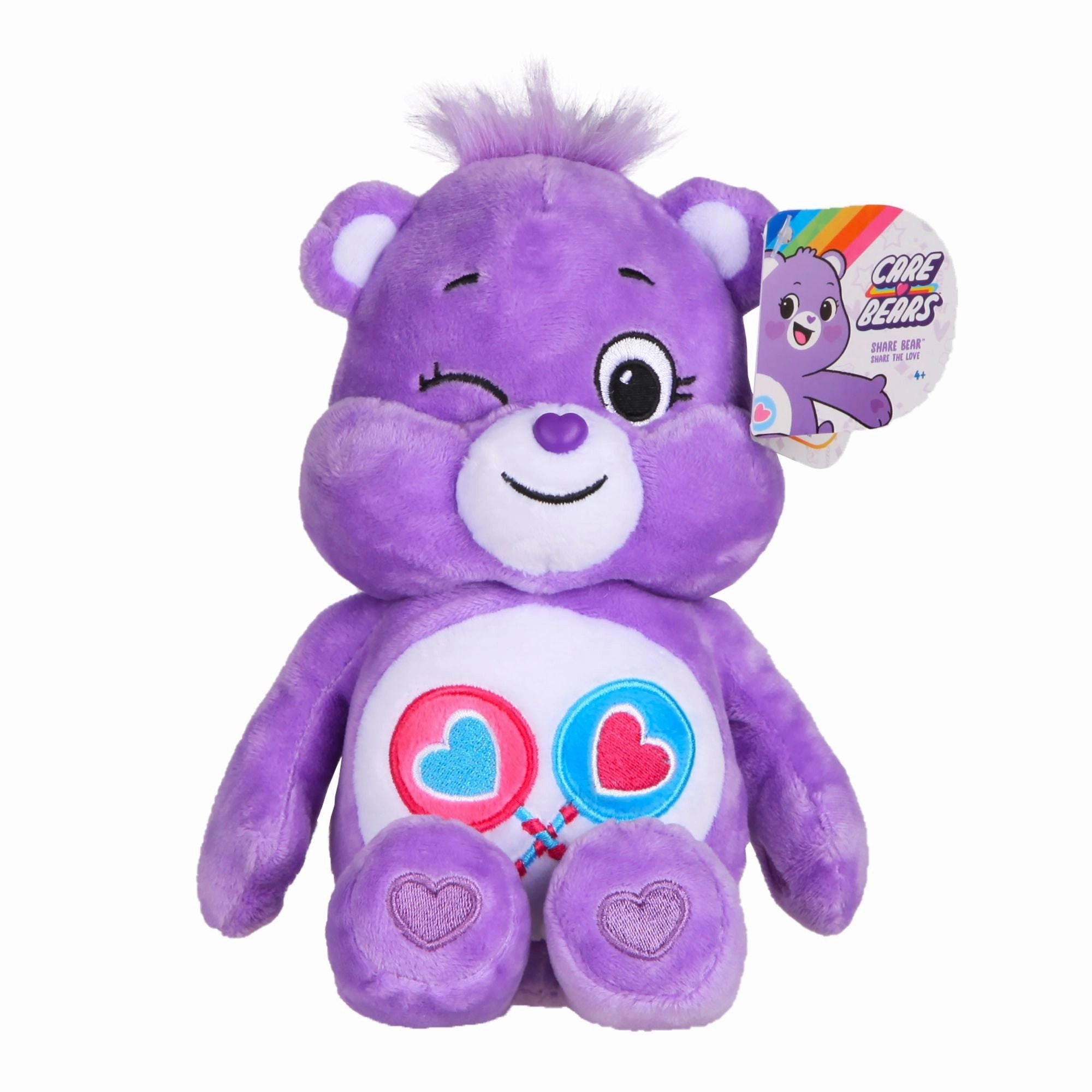Care Bears Basic Bean Plush Laugh-A-Lot Bear Assorted Styles