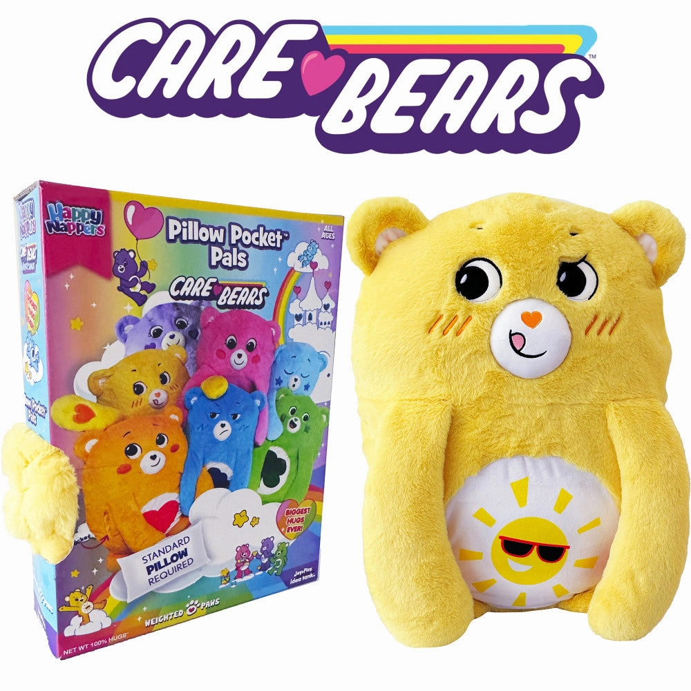 Care Bears Funshine Bear Happy Nappers Pillow Pocket Pal