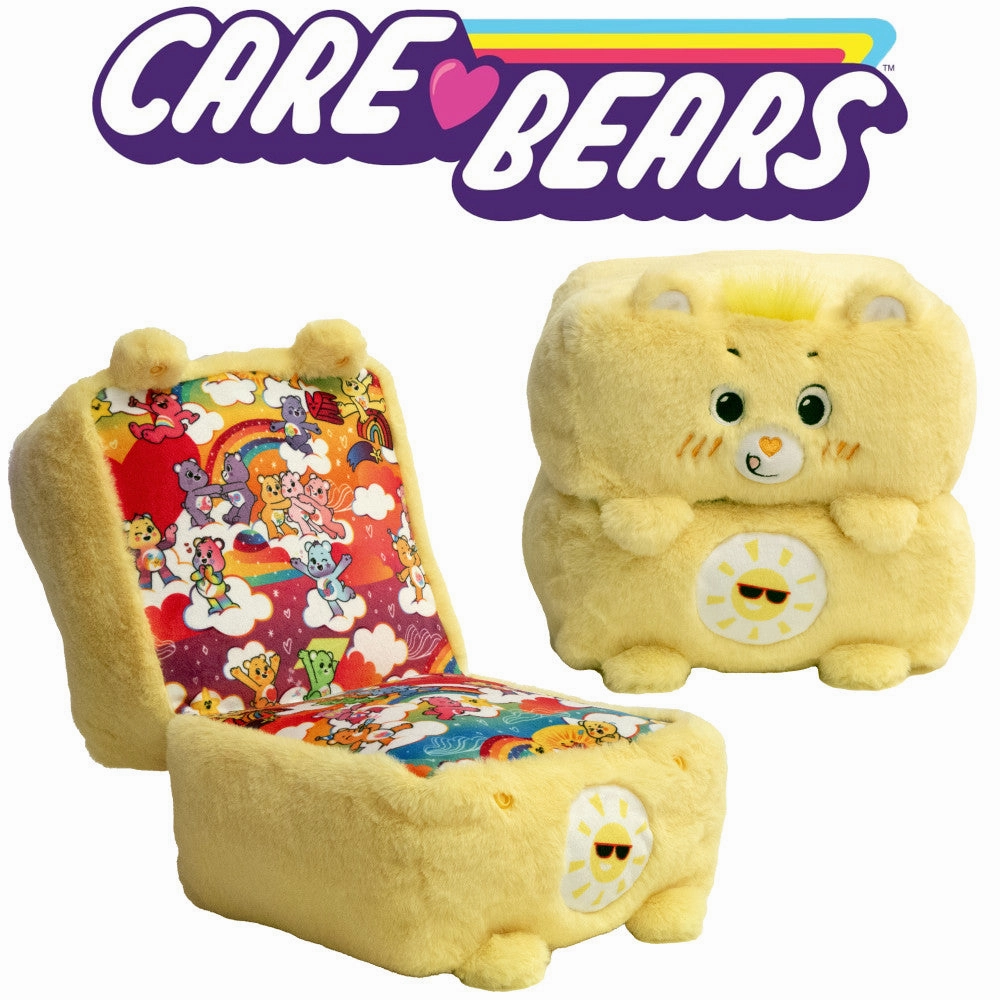 Care Bears Happy Nappers Funshine Bear 10-inch Pop N' Play Cube