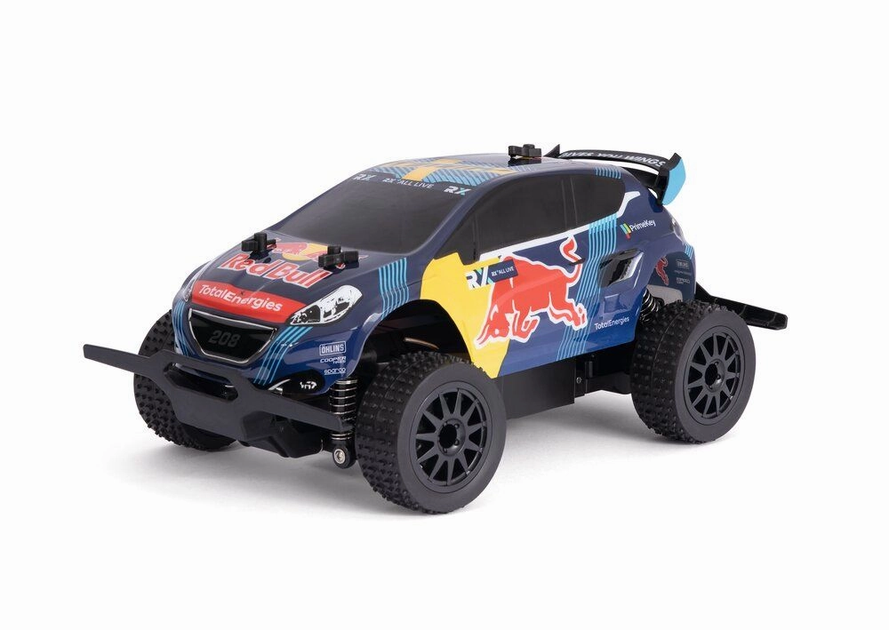 Carrera 2.4Ghz Remote Control Metal-Gear Peugeot Red Bull Wrx 208