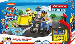 Carrera First PAW Patrol On The Double Slot Car Set