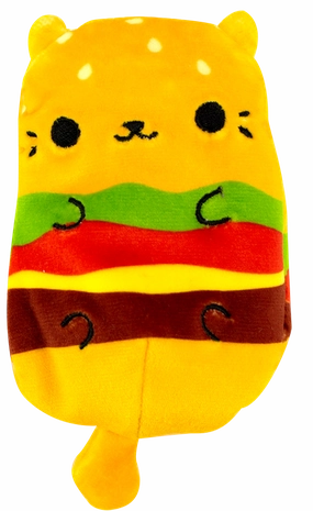 Cats Vs Pickles Bean Bag Plush Cheeseburger