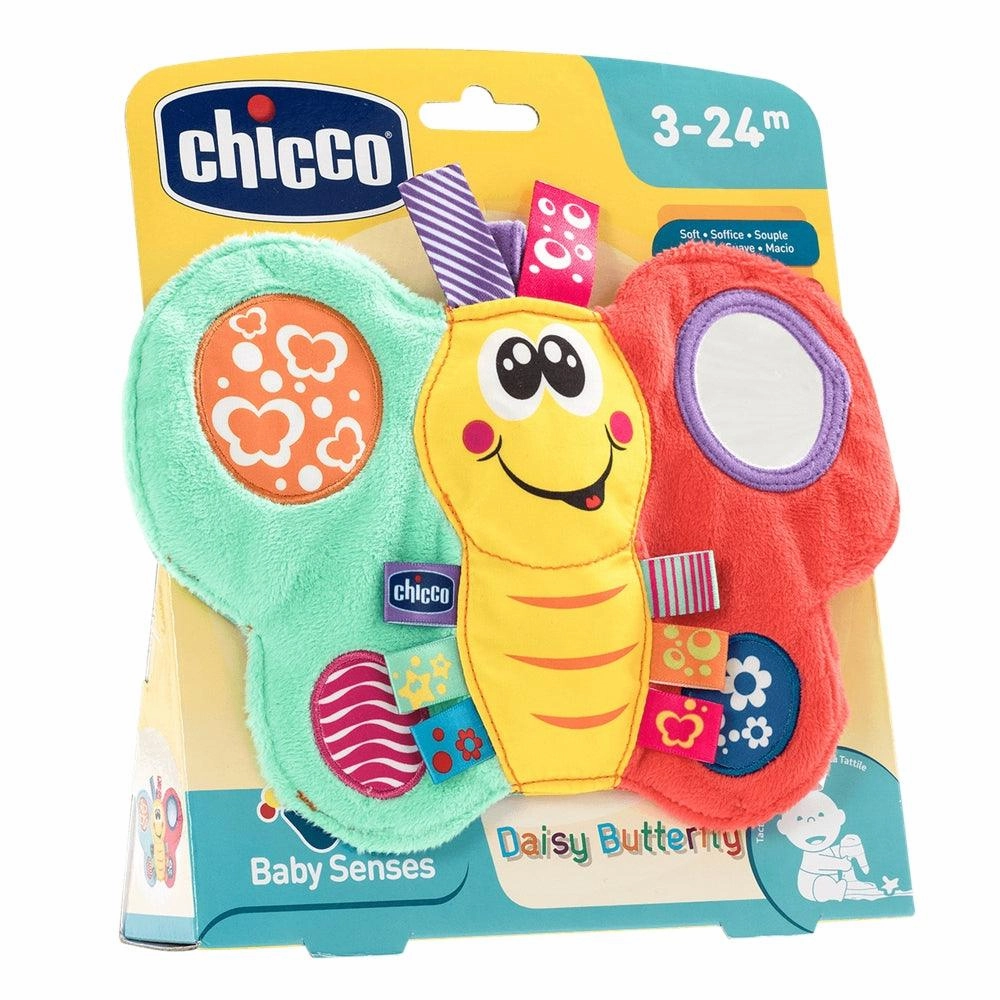 Chicco Toy Daisy Colourful Butterfly Textile Rattle