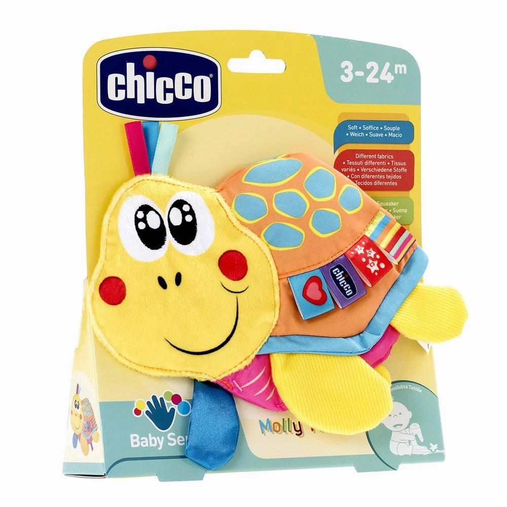 Chicco Toy Molly Cuddly Turtle Textile Rattle