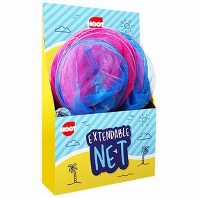 Children's 65cm Extendable Fishing Net Toy in Pink or Blue