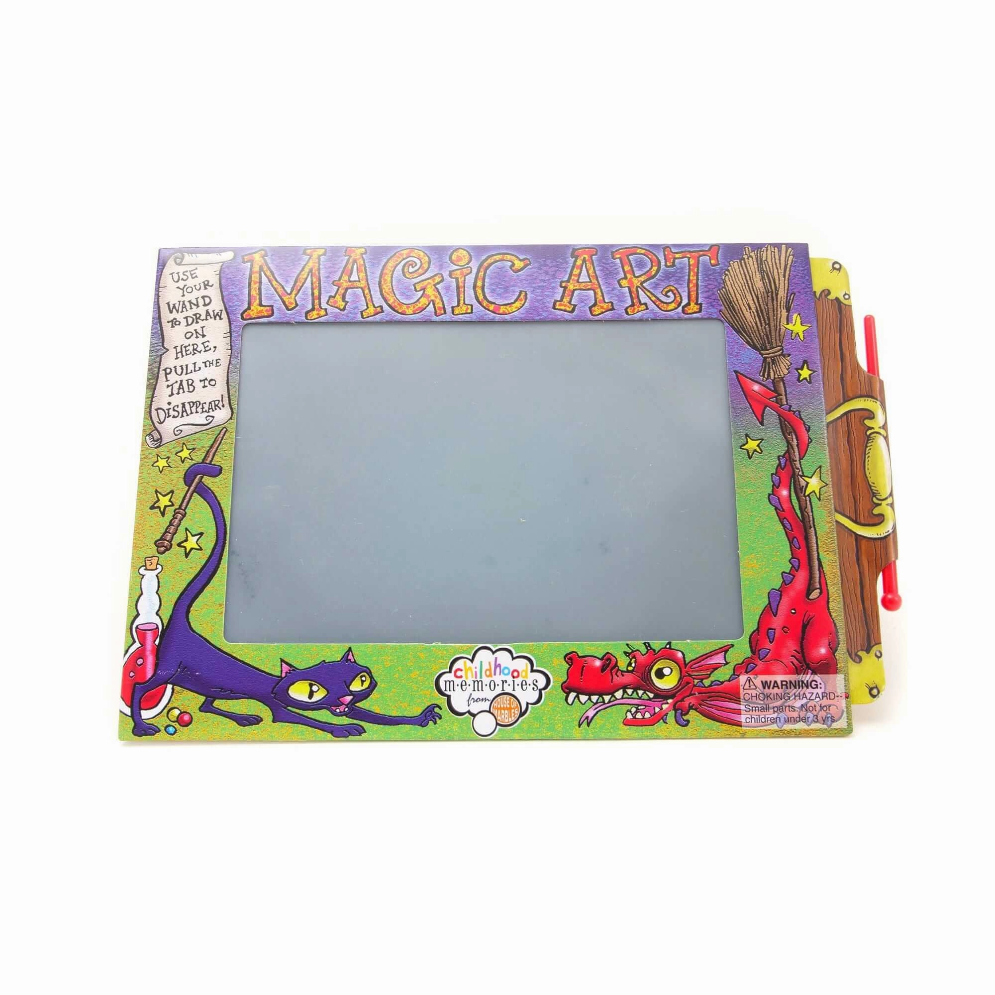 Children's Classic Magic Art Slide Clean Drawing Slate Toy for Ages 3 