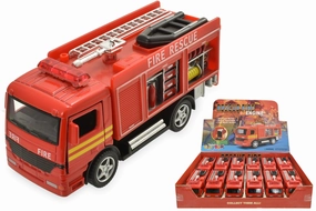 Children's Pull Back Die-cast Fire Engine Model Toy