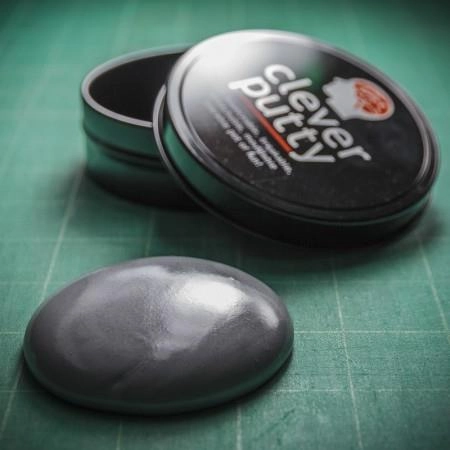 Children's Stretchy Sensory Silver Clever Putty in Metal Tin