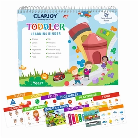 Clapjoy Velcro Book Level 1 For Preschool Kids Upto 2 Years