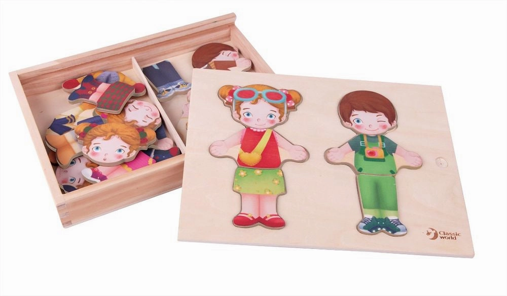 Classic World Dress-Up Puzzle