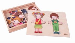 Classic World Dress-Up Puzzle