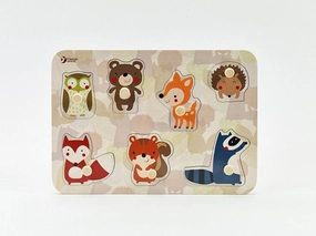 Classic World Forest Puzzle With Knobs