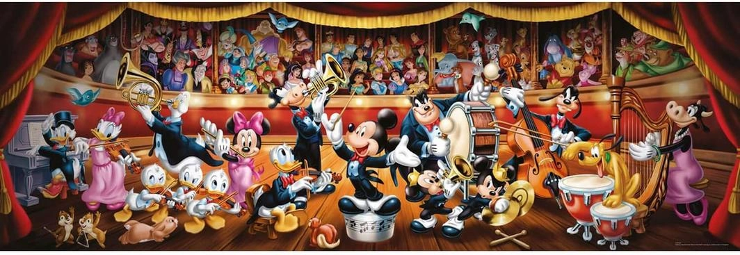 Clementoni 1000 Piece High Quality Collection Panorama Puzzle Disney Classic ORChestra