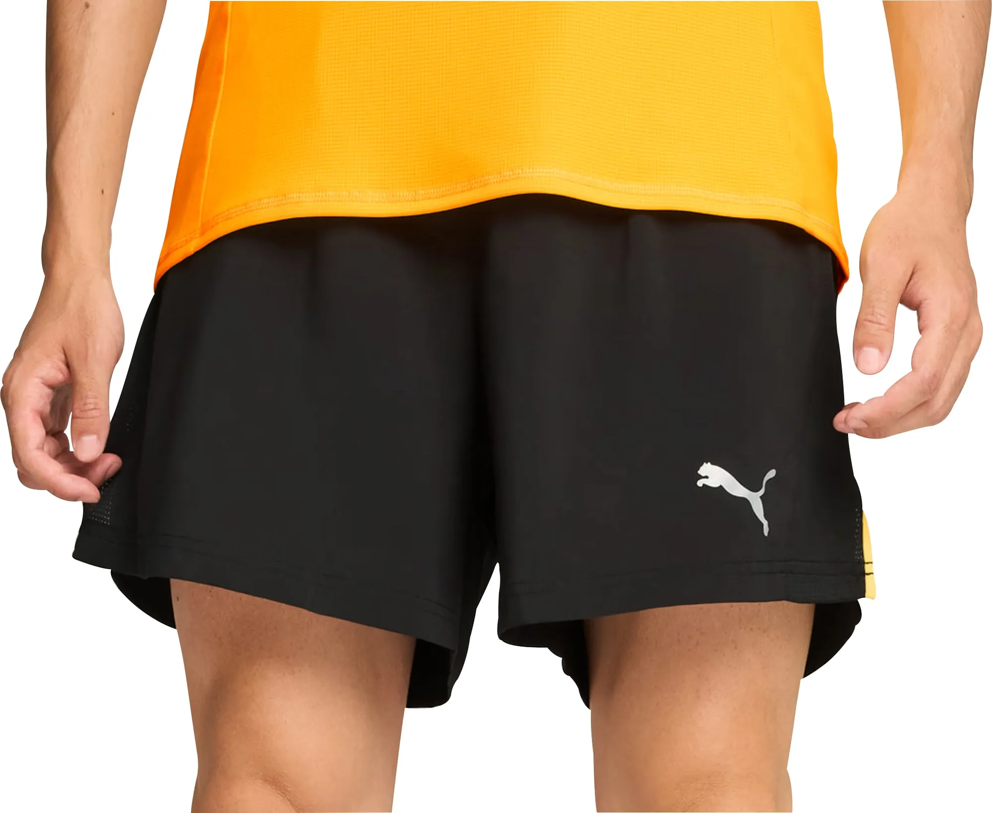 Clothing Puma  Men Puma Favourite Velocity 2 In 1 Mens Running Shorts - Black
