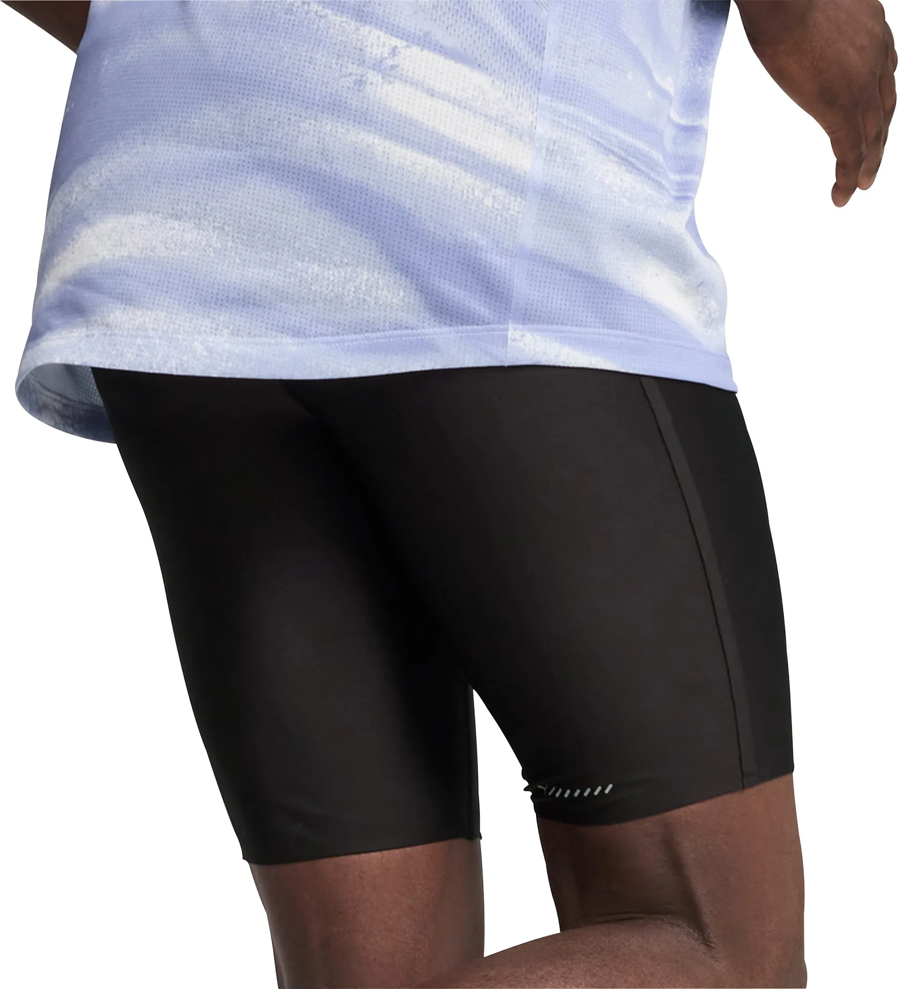 Clothing Puma  Men Puma Raceday UltraForm 9 Inch Mens Short Running Tights - Black