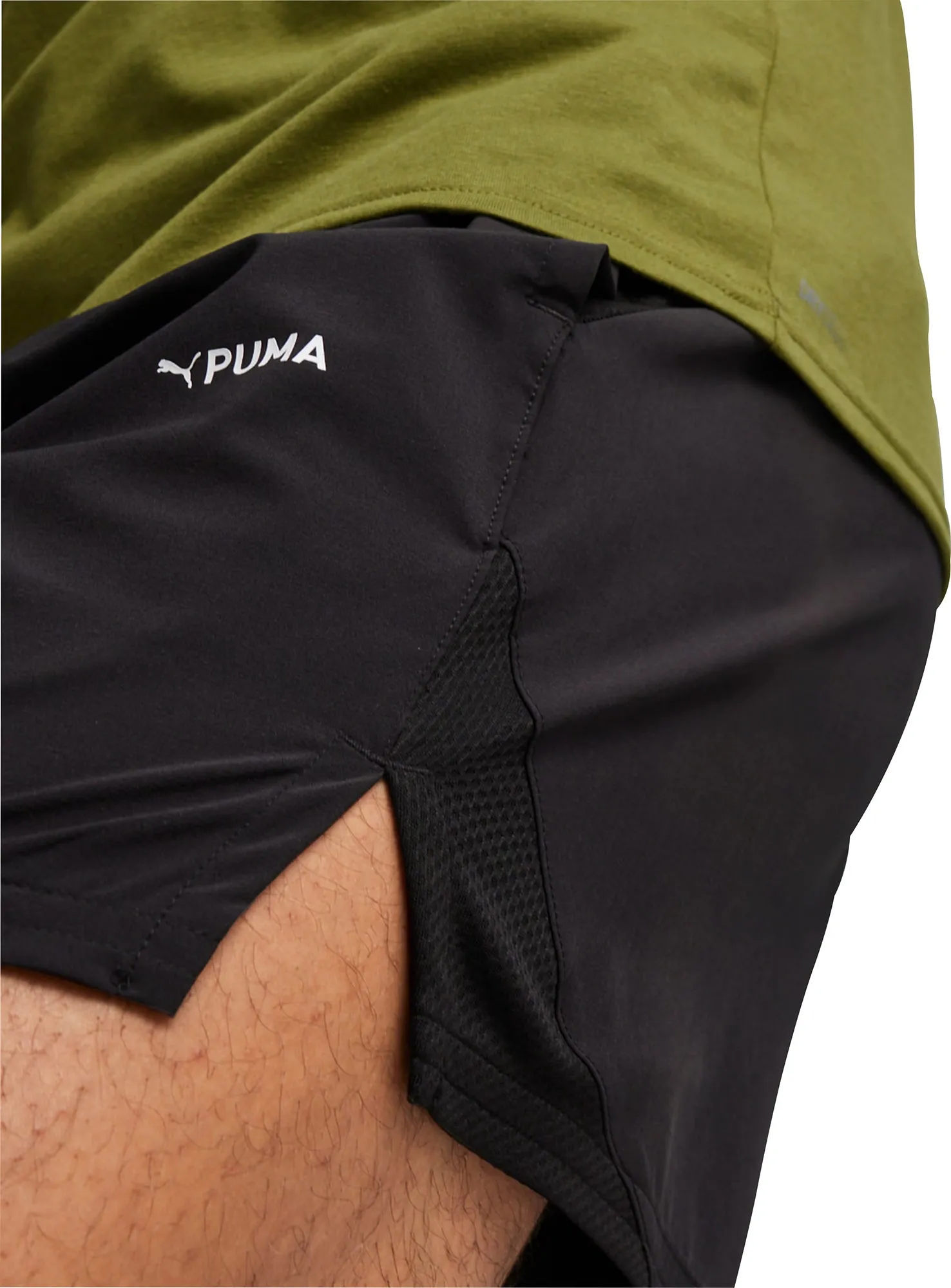 Clothing Puma  Men Puma Ultrabreathe Stretch 5 Inch Mens Training Shorts - Black