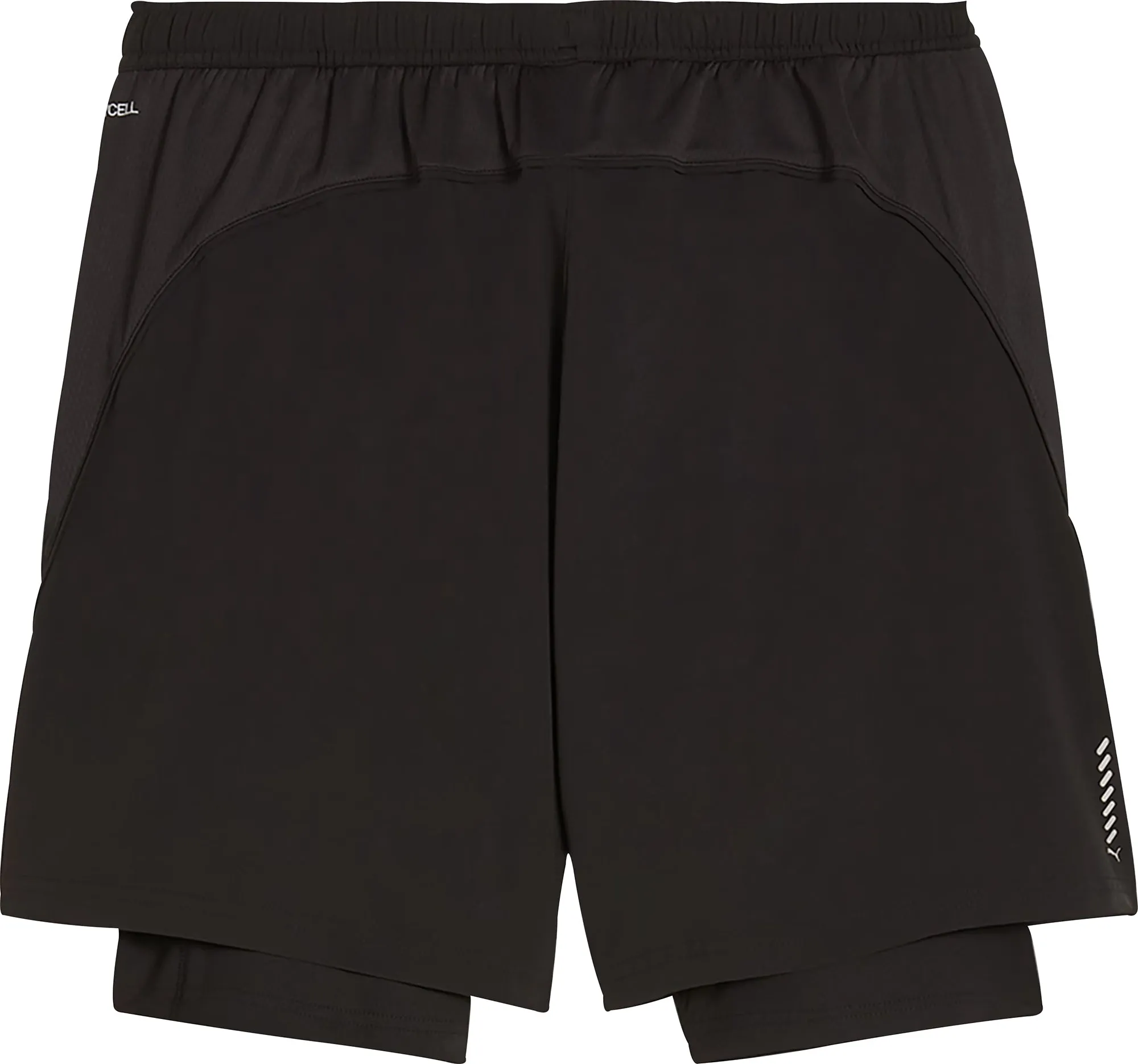 Clothing Puma  Men Puma Velocity 2 In 1 Mens Running Shorts - Black
