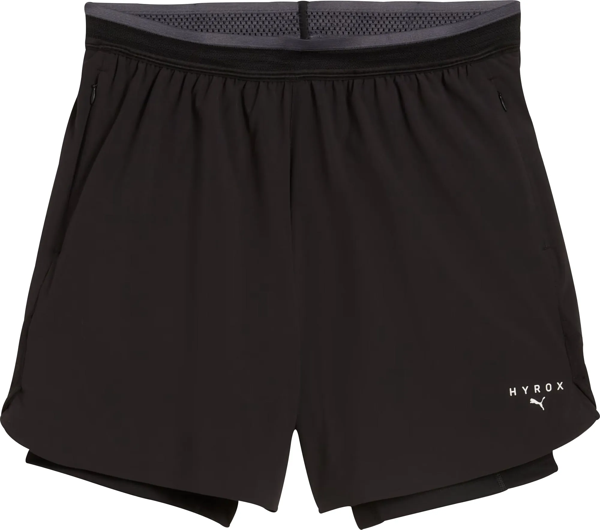 Clothing Puma  Men Puma X HYROX 2 In 1 Mens Training Shorts - Black