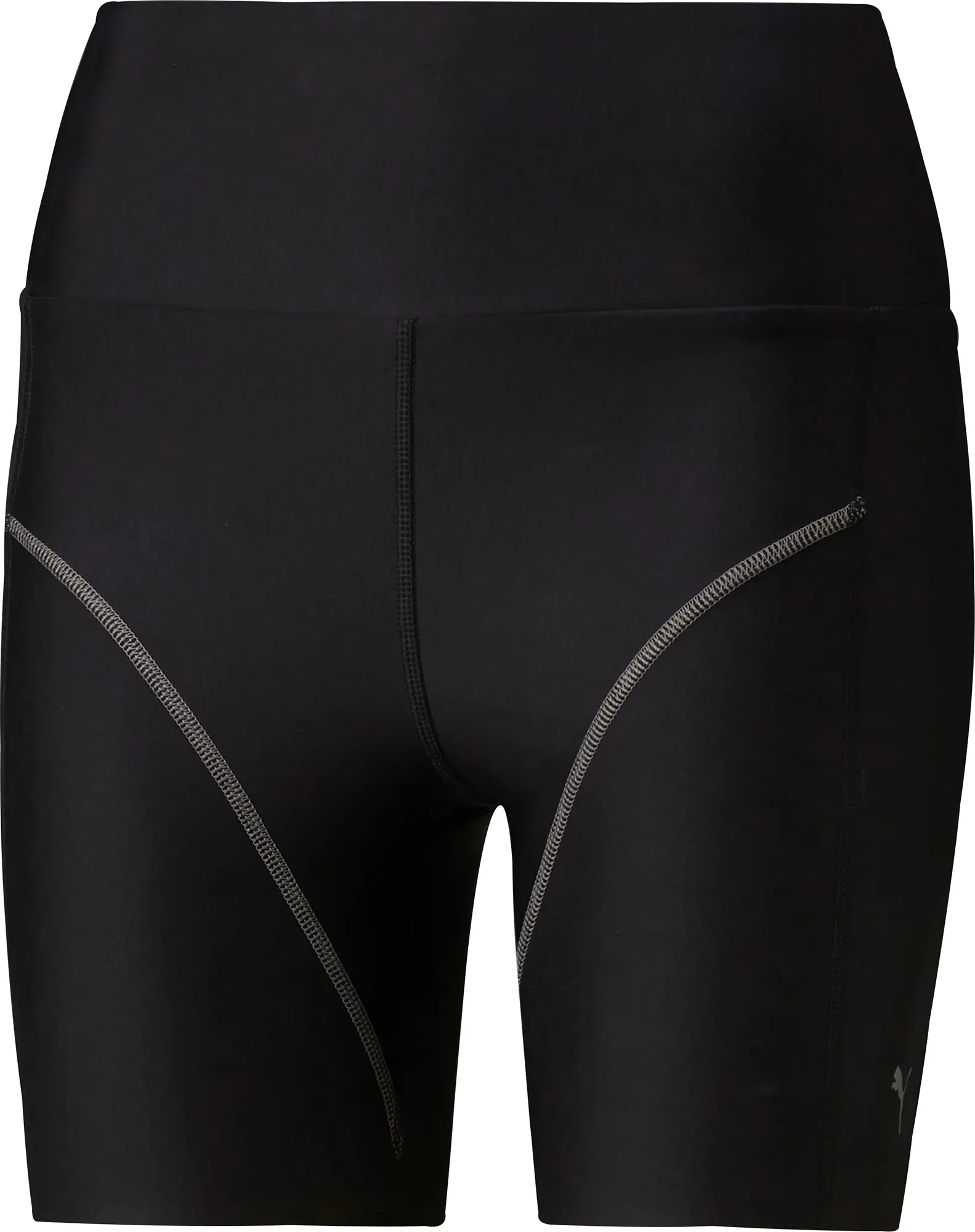 Clothing Puma  Women Puma Marathon 6 Inch Womens Short Running Tights - Black