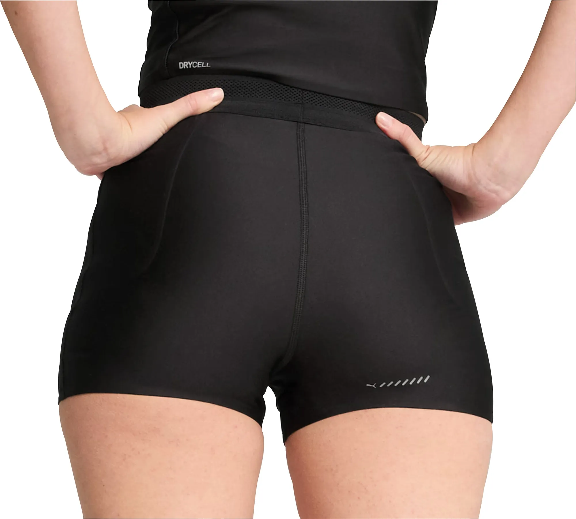 Clothing Puma  Women Puma Raceday Ultraform 3 Inch Womens Short Running Tights - Black