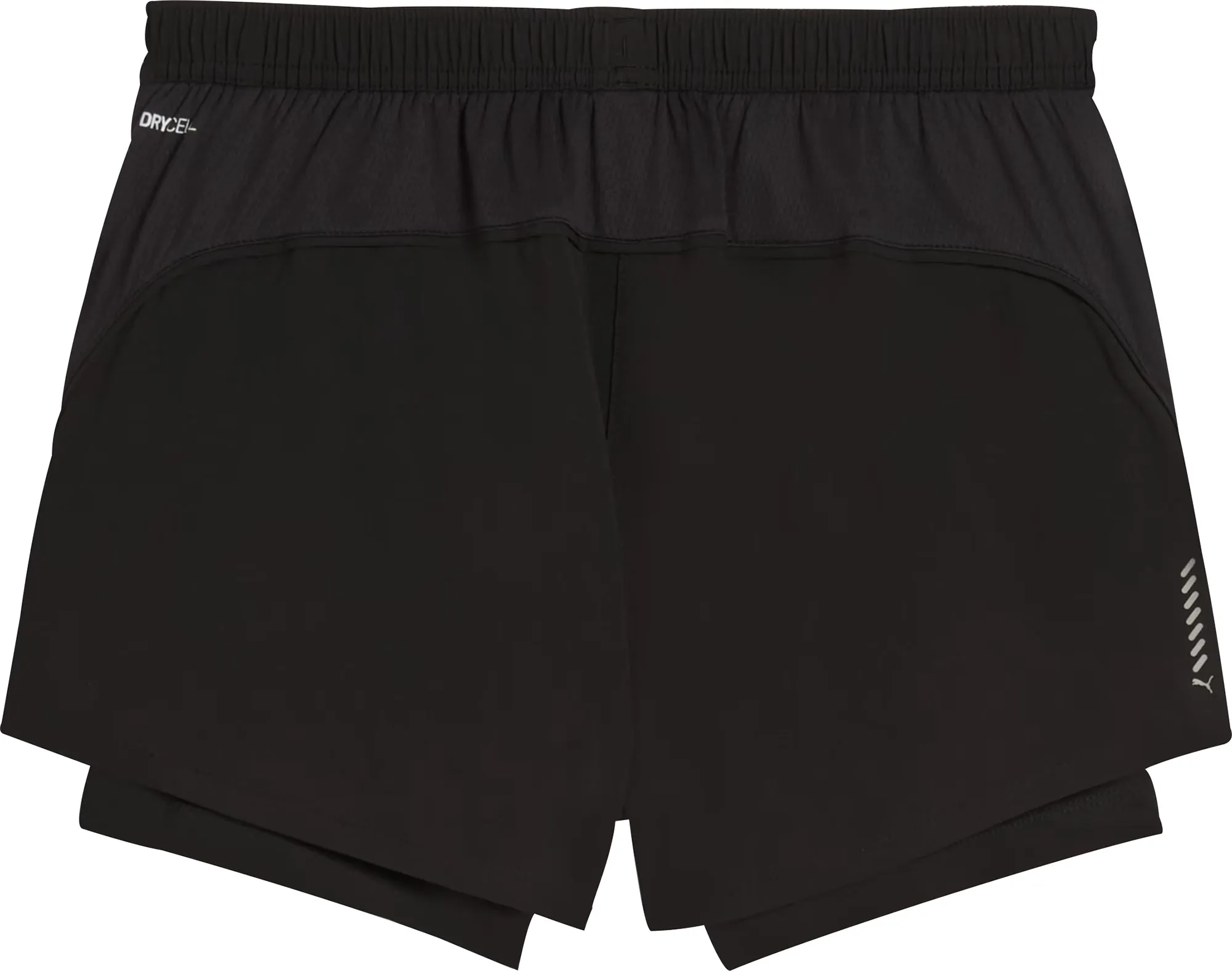 Clothing Puma  Women Puma Velocity 2 In 1 Womens Running Shorts - Black