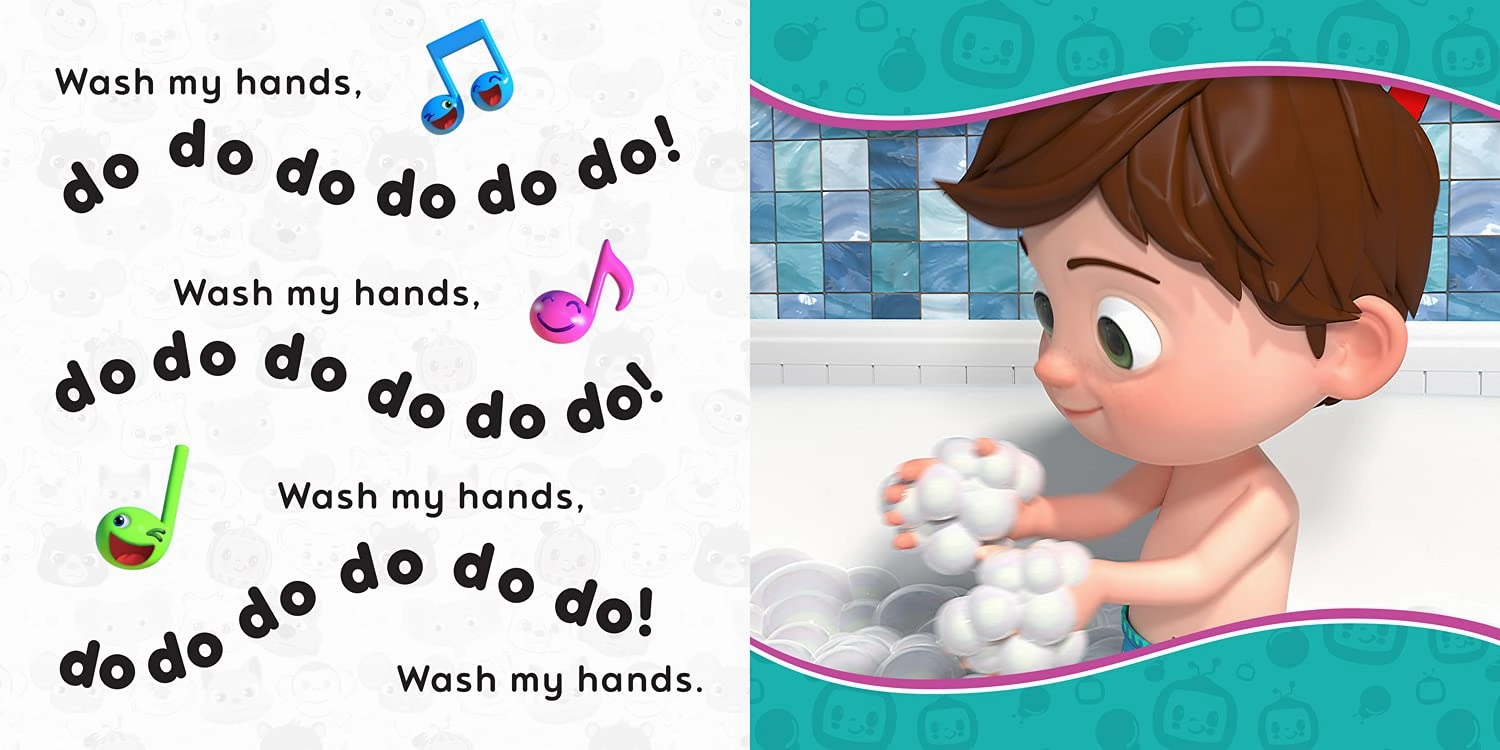 CoComelon Sing-Song: BATH SONG Board Book for Ages 18 months Above