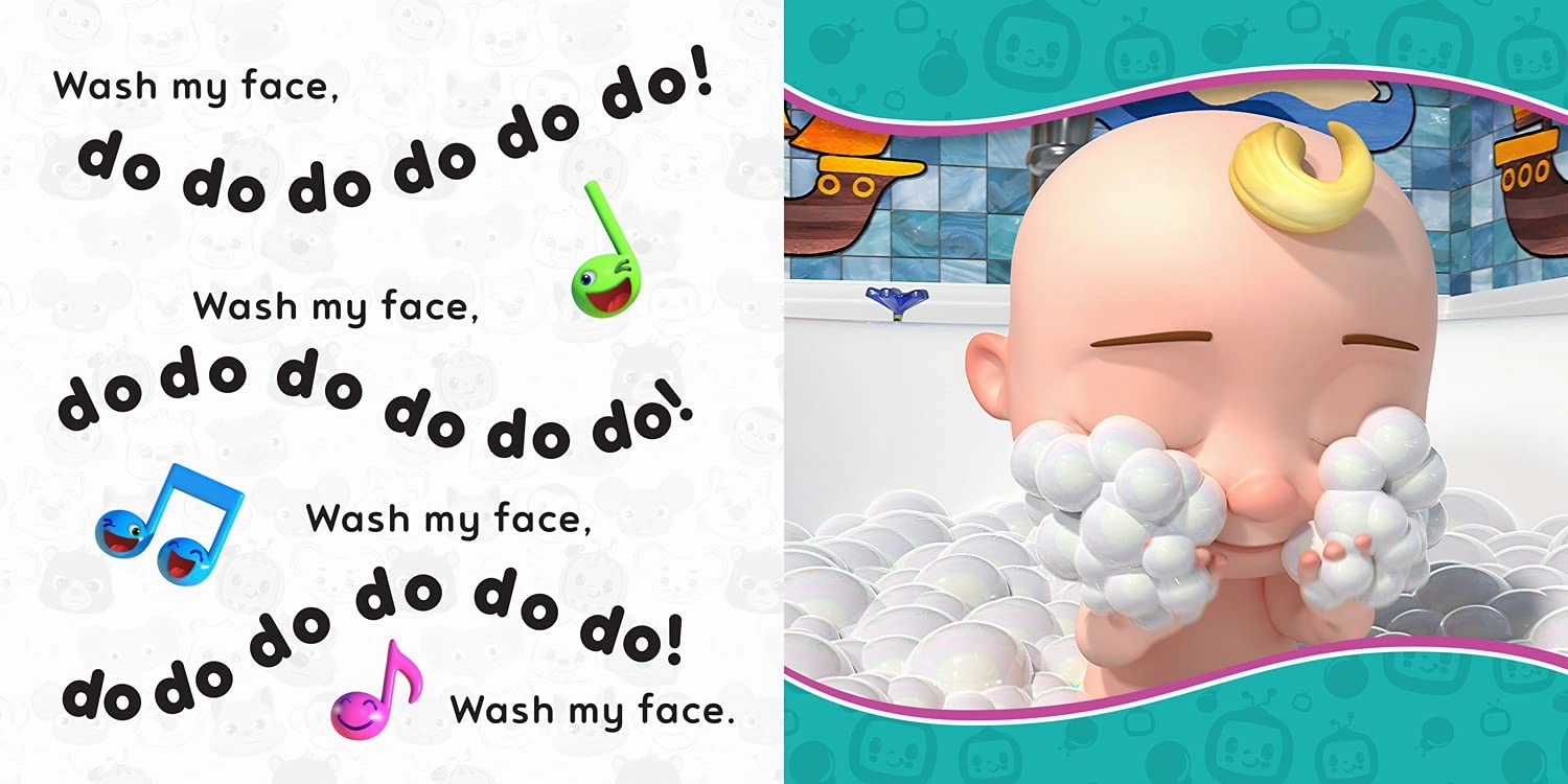 CoComelon Sing-Song: BATH SONG Board Book for Ages 18 months Above