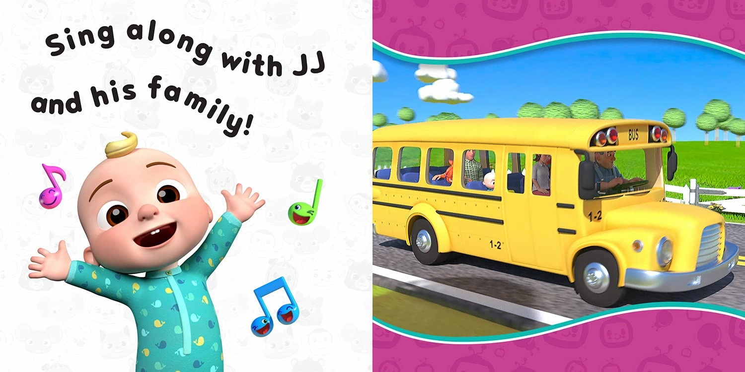 CoComelon Sing-Song: WHEELS ON THE BUS Board Book for Ages 18 months Above