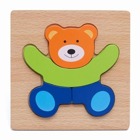Colourful Five Piece Bear Puzzle