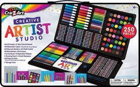 Cra-Z-Art Creative Artist Studio 250 Pieces Assorted Styles