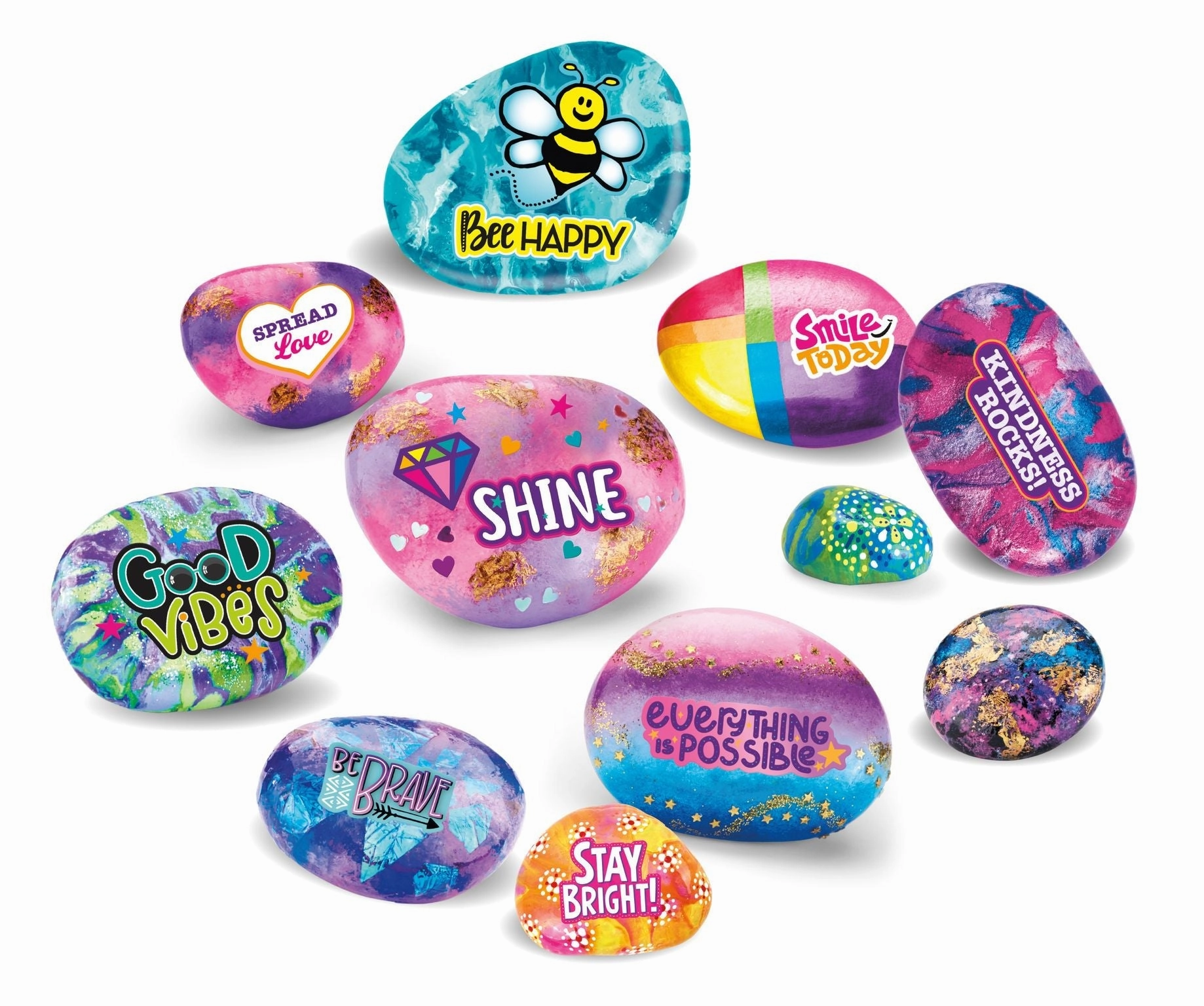 Cra-Z-Art Shimmer 'N Sparkle Inspirational Rock Art Kit