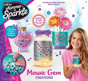 Cra-Z-Art Shimmer 'N Sparkle Sparkling Mosaic Gem Creations