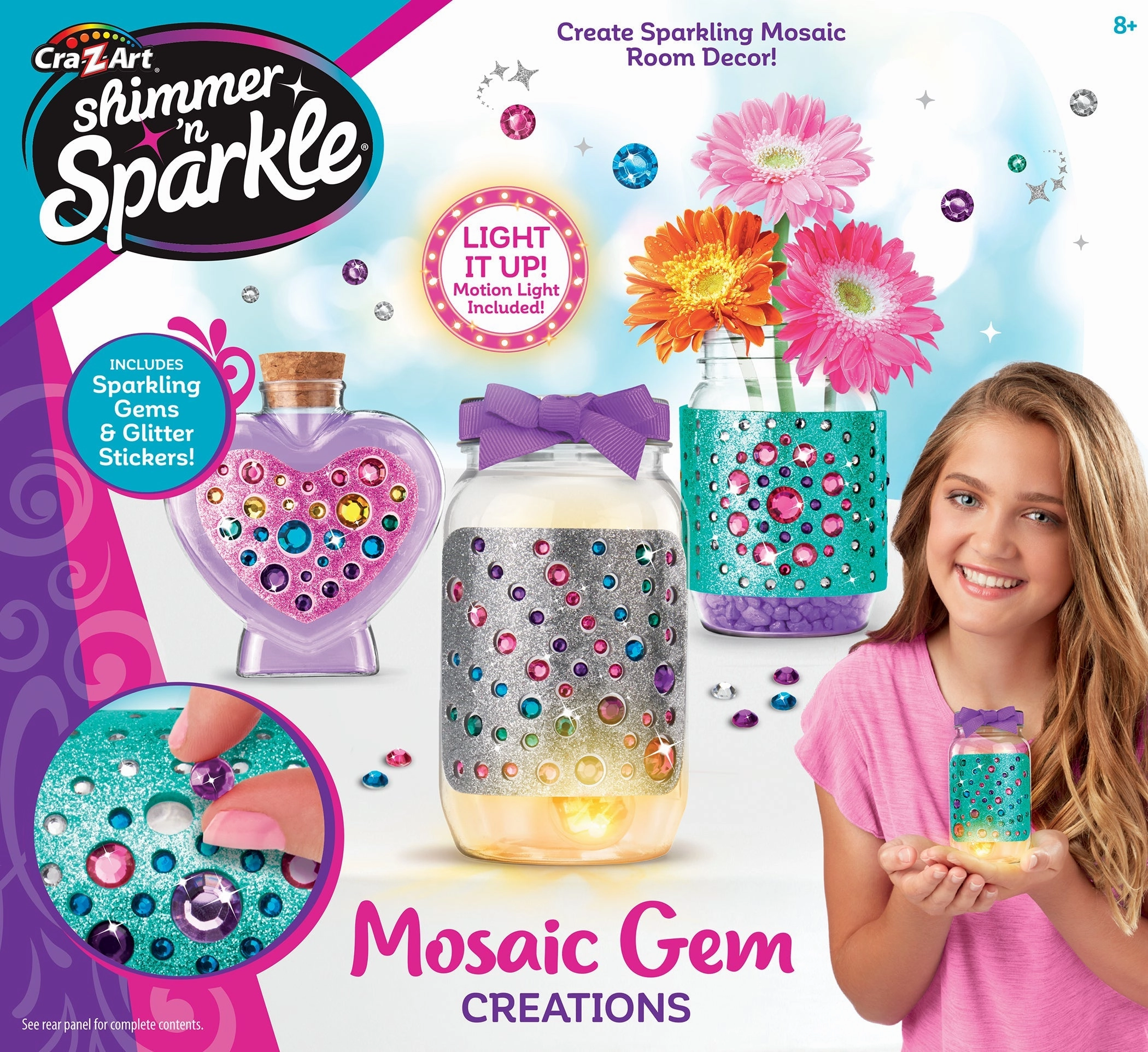 Cra-Z-Art Shimmer 'N Sparkle Sparkling Mosaic Gem Creations