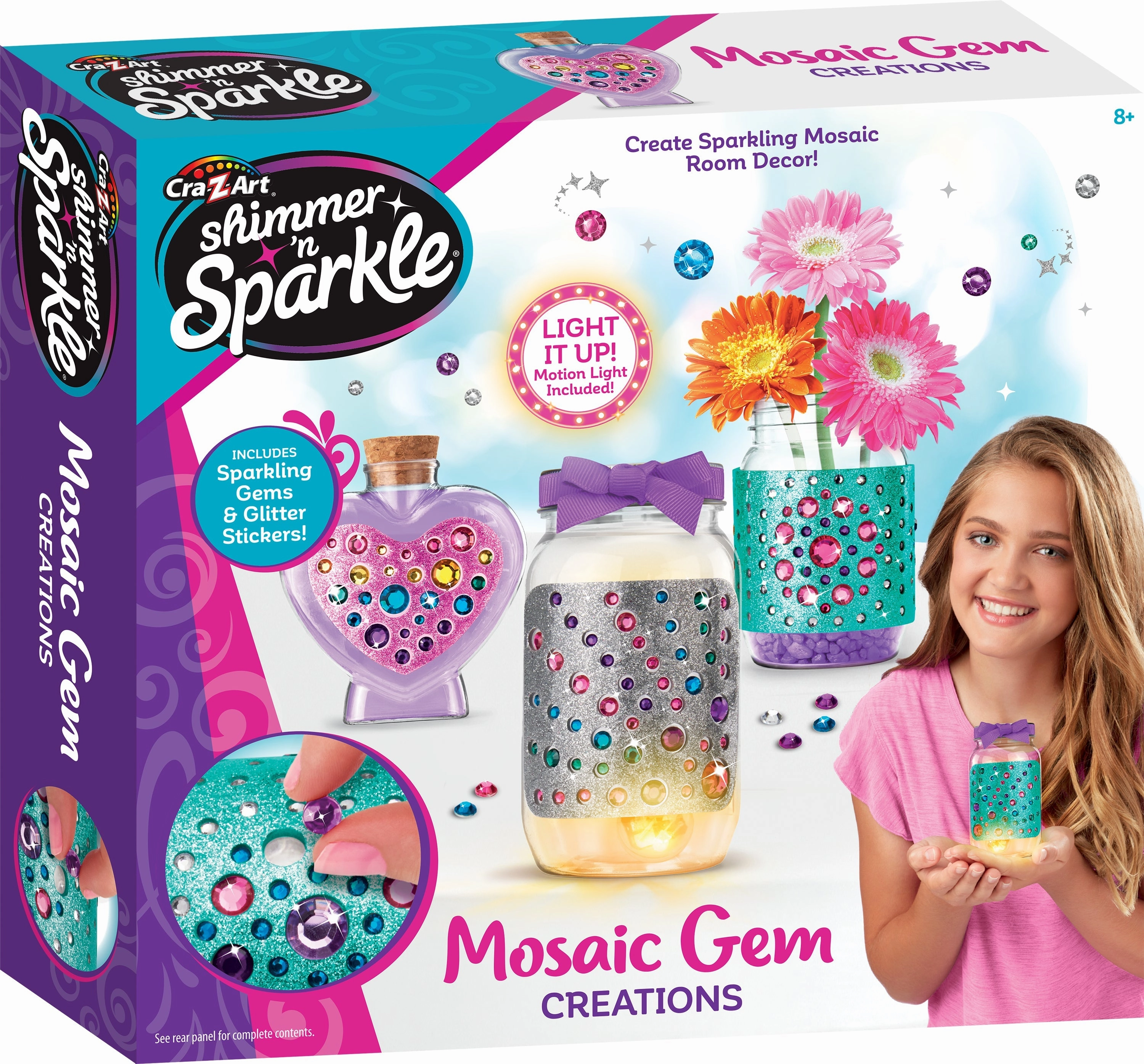 Cra-Z-Art Shimmer 'N Sparkle Sparkling Mosaic Gem Creations