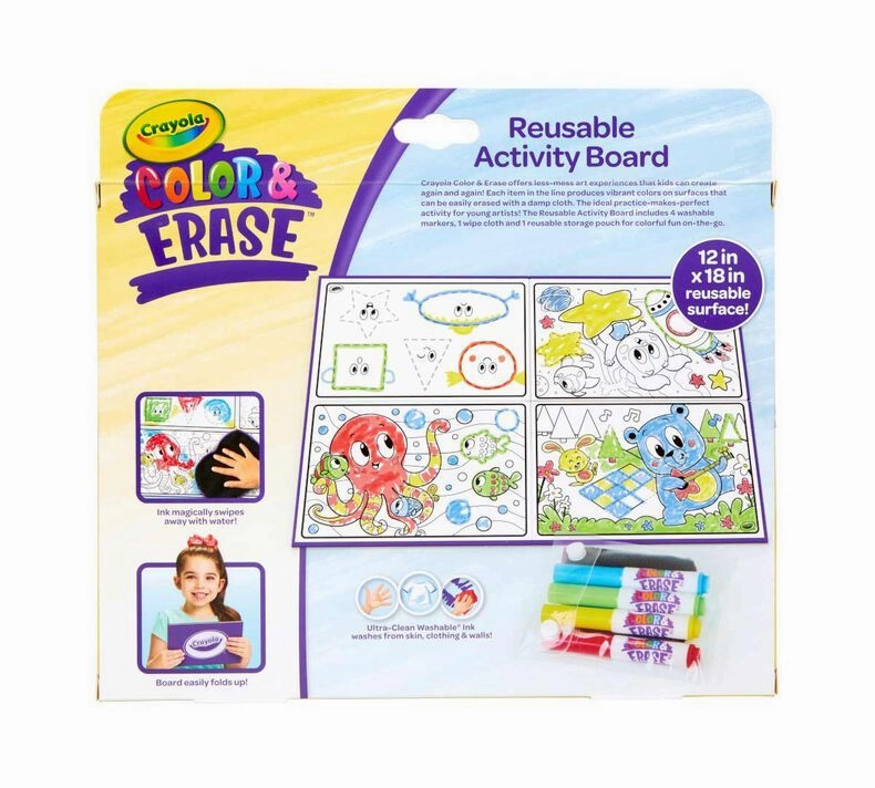 Crayola Color & Erase Reusable Activity Board