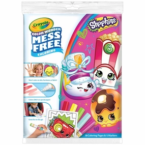 CRAYOLA COLOR WONDER MESS FREE SHOPKINS