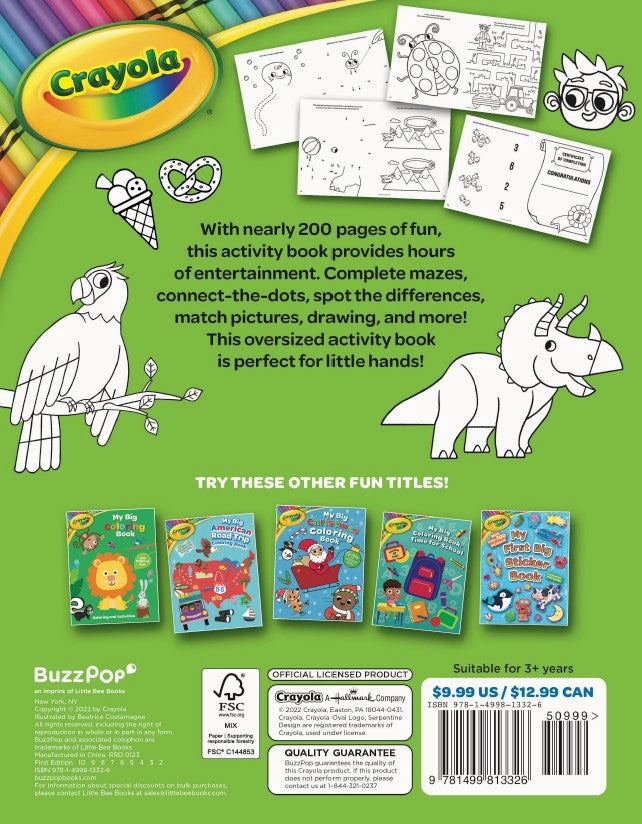 Crayola Coloring Activity Book Bundle