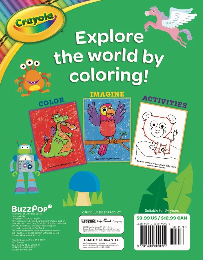 Crayola Coloring Activity Book Bundle